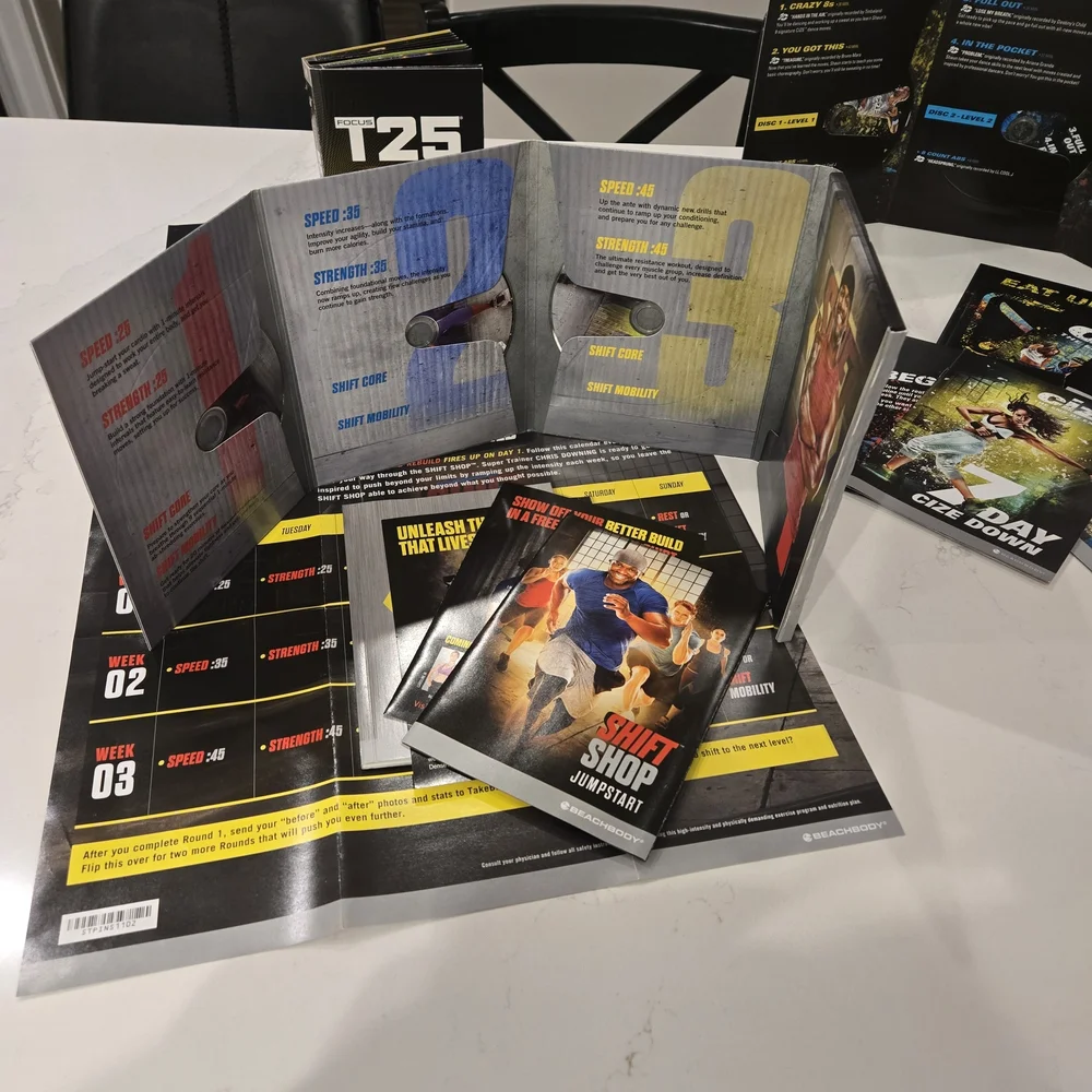 Beachbody DVD Bundle - T25, Shift Shop, and Cize - Picture 2 of 4